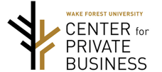 Wake Forest University Center For Private Business Logo