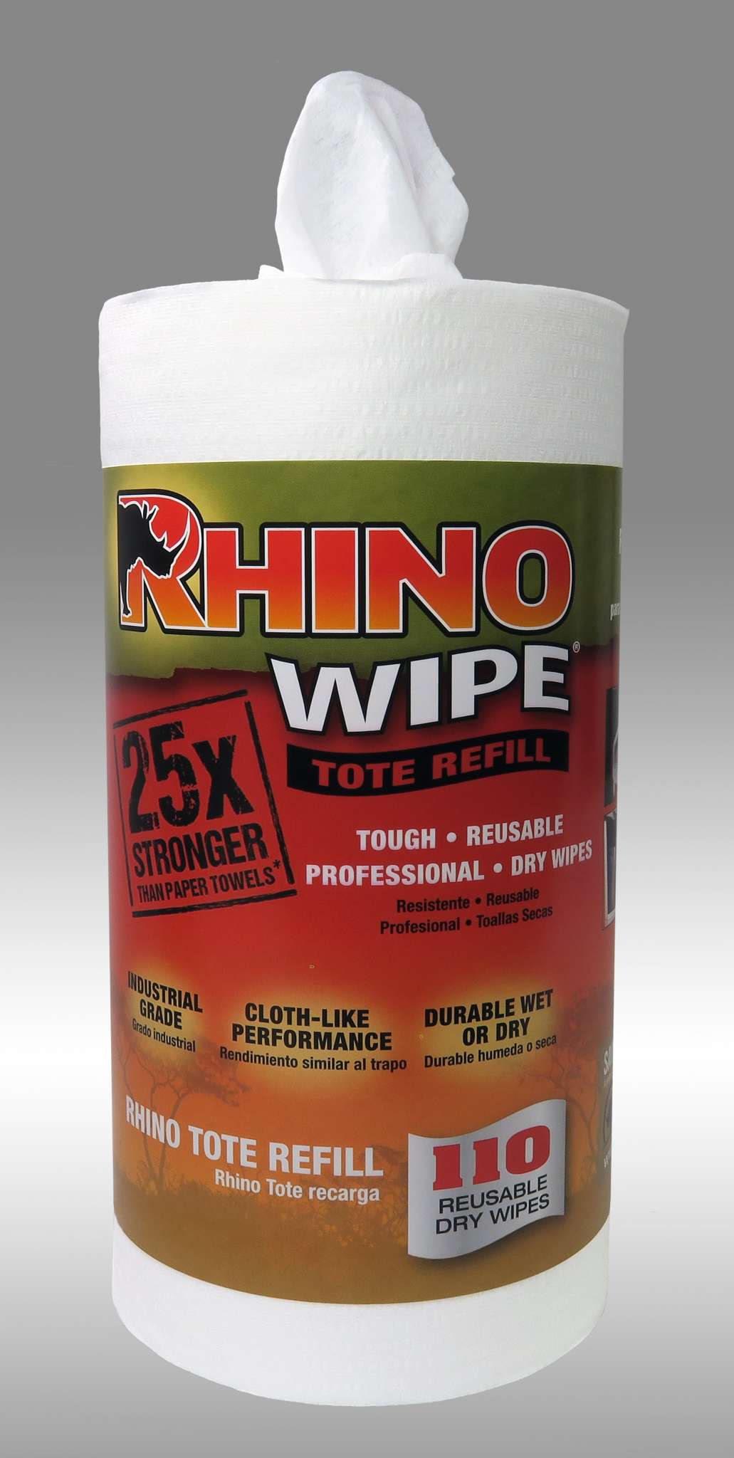Rhino Wipe® Tote System – Refill Rolls